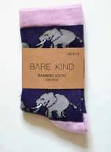 Load image into Gallery viewer, Bare Kind Socks Elephants
