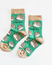 Load image into Gallery viewer, Bare Kind Socks Hedgehogs
