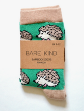 Load image into Gallery viewer, Bare Kind Socks Hedgehogs
