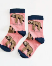 Load image into Gallery viewer, Bare Kind Socks Sloths
