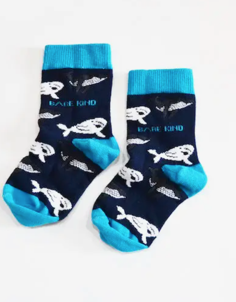 Bare Kind Socks Whales